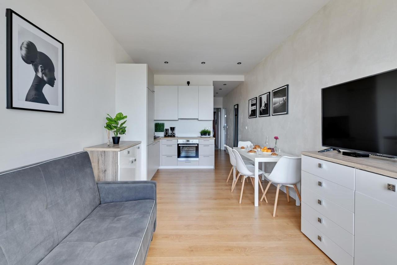 Flatbook - Seaside Apartments Przymorze กดัญสก์ ภายนอก รูปภาพ
